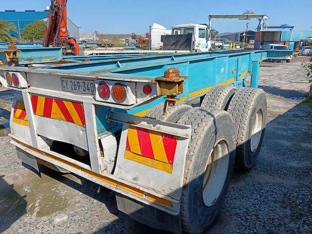 1996 HENRED FRUEHAUF DOUBLE AXLE SKELETAL thumbnail 3
