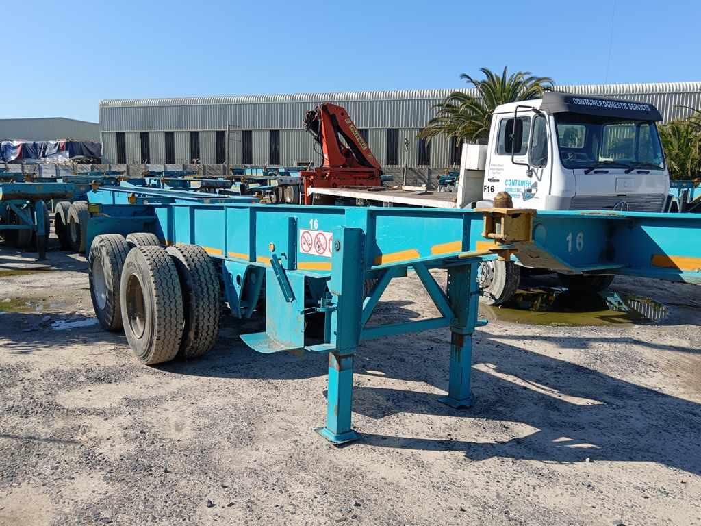 1996 HENRED FRUEHAUF DOUBLE AXLE 6M SKELETAL thumbnail 2