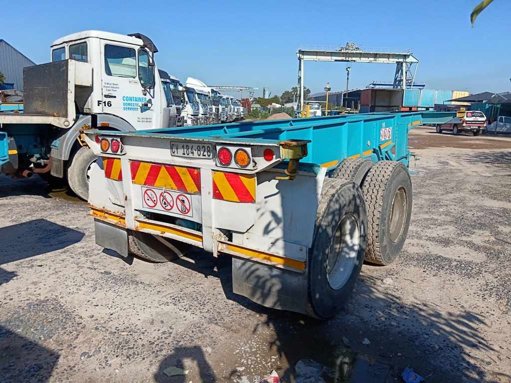 1996 HENRED FRUEHAUF DOUBLE AXLE 6M SKELETAL thumbnail 3