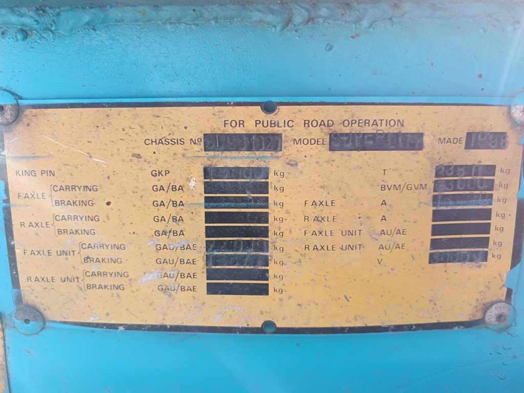 1996 HENRED FRUEHAUF DOUBLE AXLE 6M SKELETAL thumbnail 4