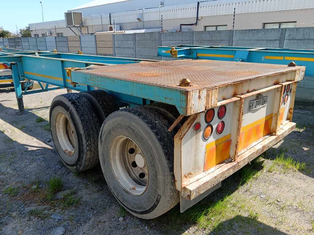 2003 HENRED FRUEHAUF DOUBLE AXLE SKELETAL thumbnail 4