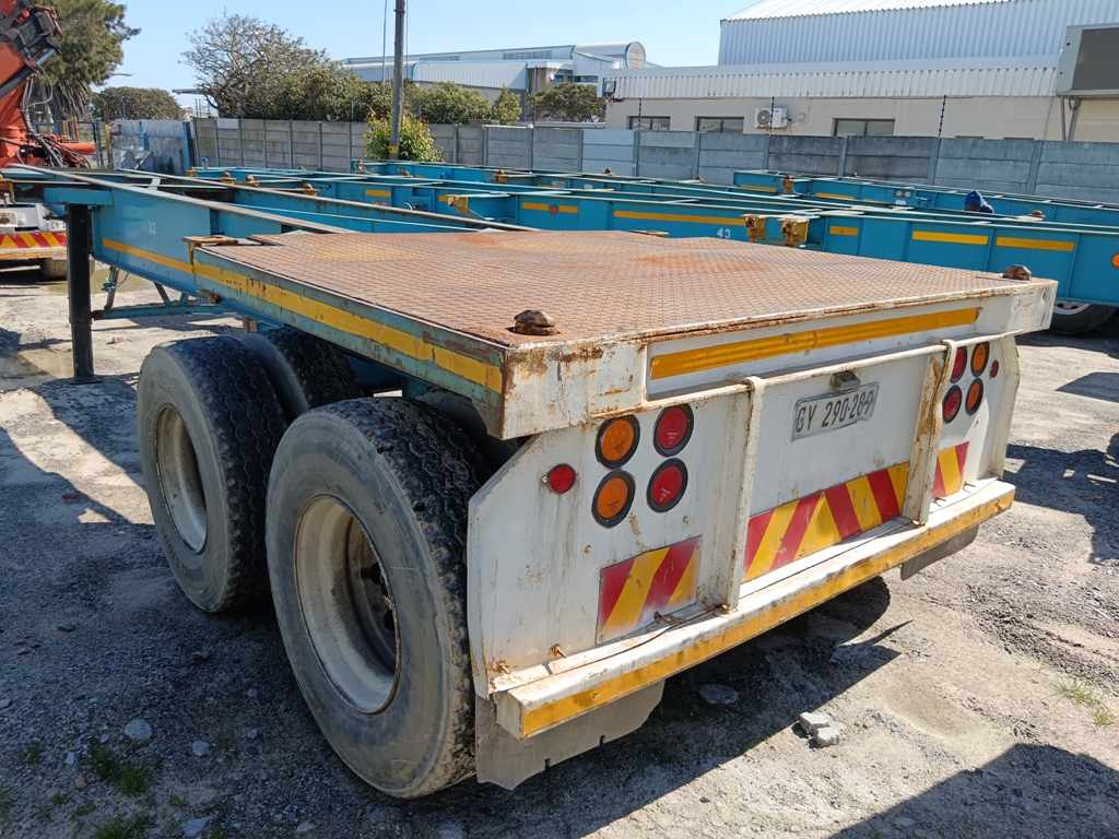 2003 HENRED FRUEHAUF DOUBLE AXLE SKELETAL thumbnail 4