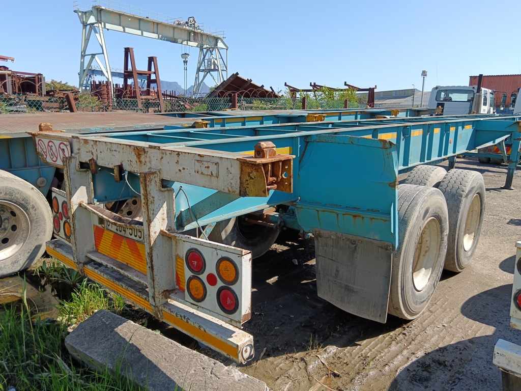 1994 TRAILER ENTERPRISES DOUBLE AXLE SKELETAL thumbnail 3