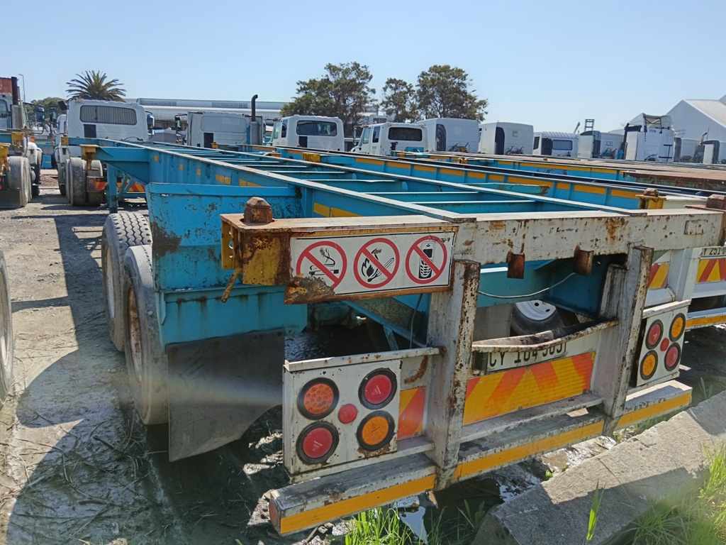 1994 TRAILER ENTERPRISES DOUBLE AXLE SKELETAL thumbnail 4