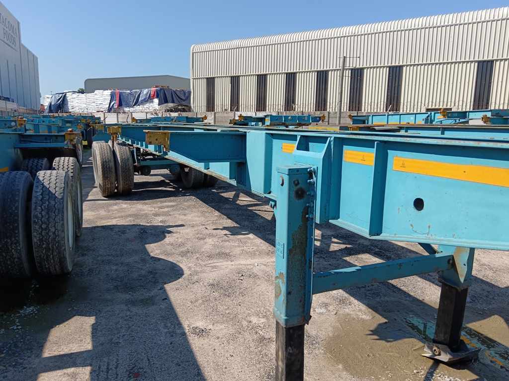 1977 HENRED FRUEHAUF DOUBLE AXLE SKELETAL thumbnail 2