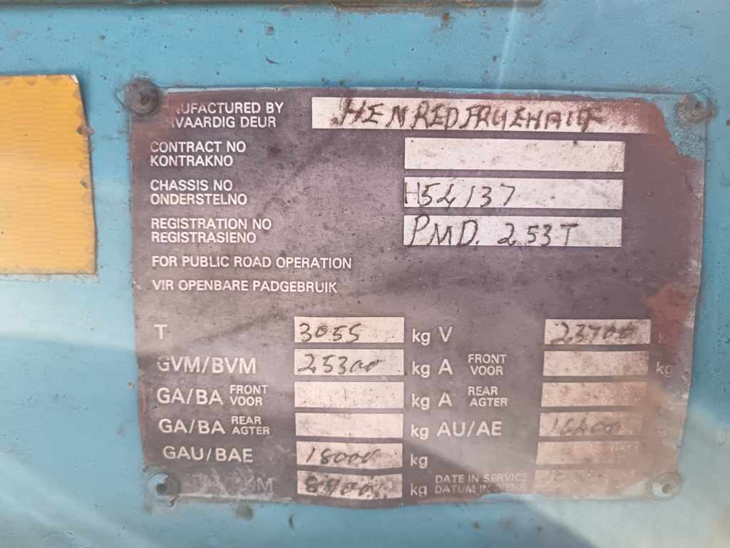 1977 HENRED FRUEHAUF DOUBLE AXLE SKELETAL thumbnail 5