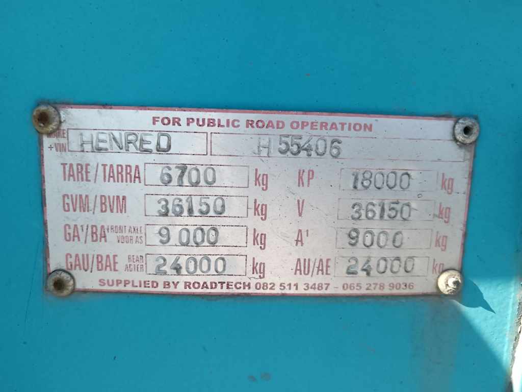 1980 HENRED FRUEHAUF TRI-AXLE SKELETAL thumbnail 5