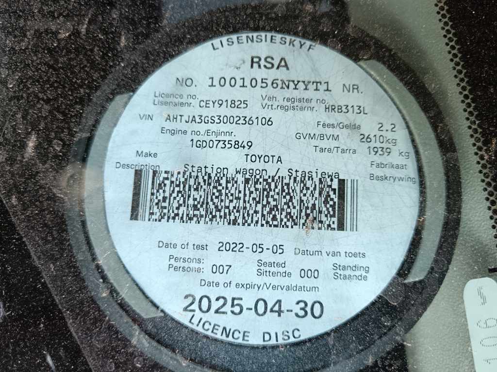 2020 TOYOTA FORTUNER 2.8GD-6 A/T thumbnail 10