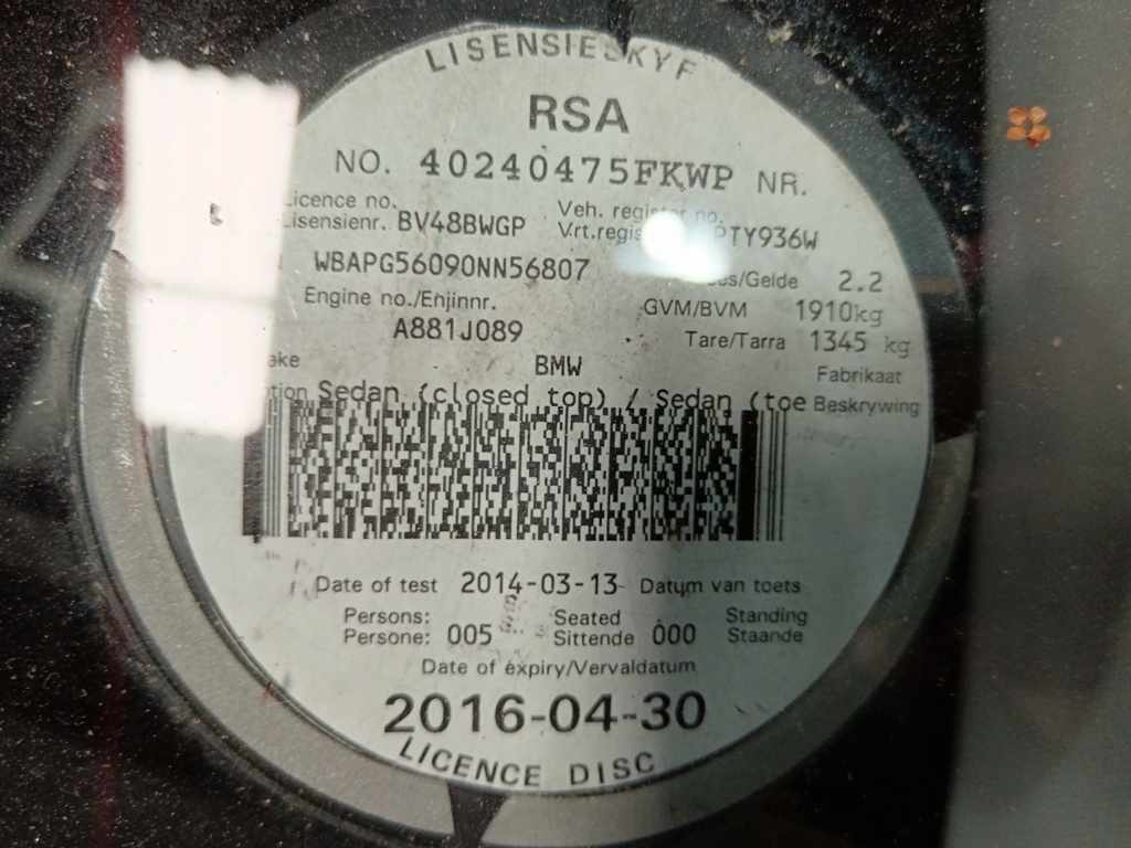 2012 BMW 320i A/T (NON RUNNER) thumbnail 10