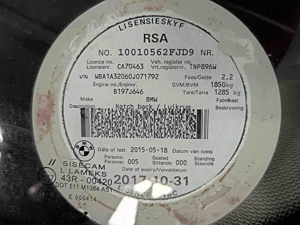 2014 BMW 118i A/T (NON RUNNER) thumbnail 9