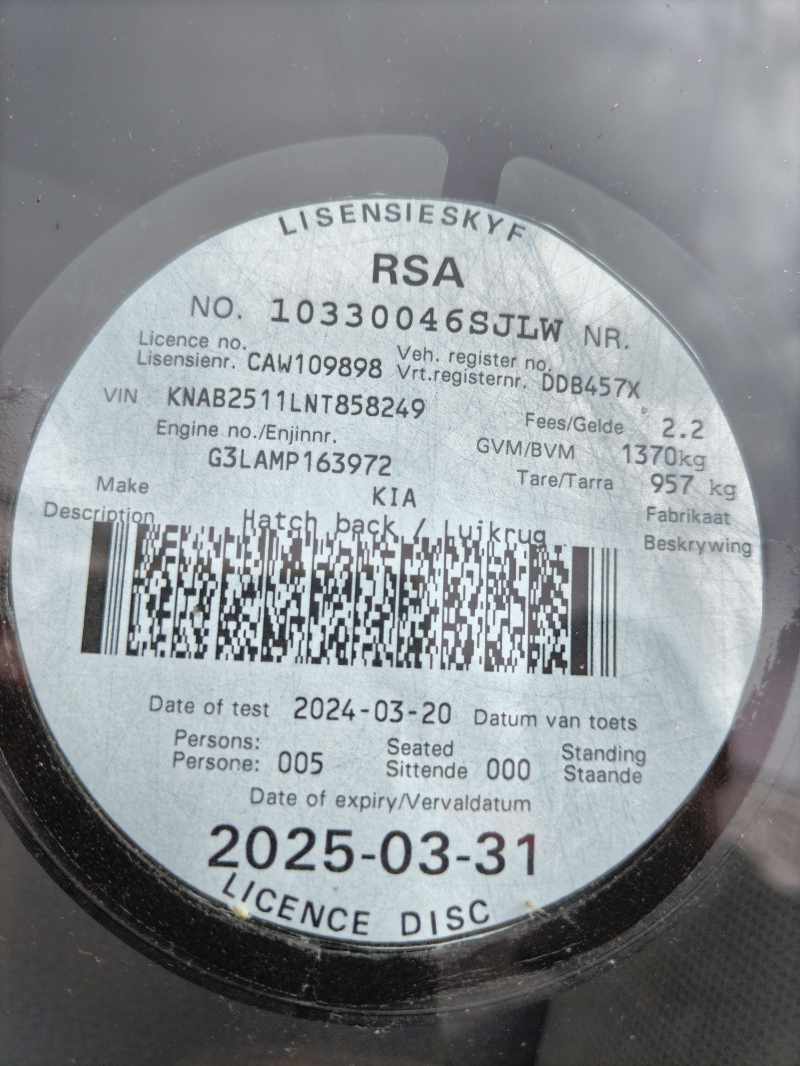 2021 KIA PICANTO 1.0 thumbnail 12