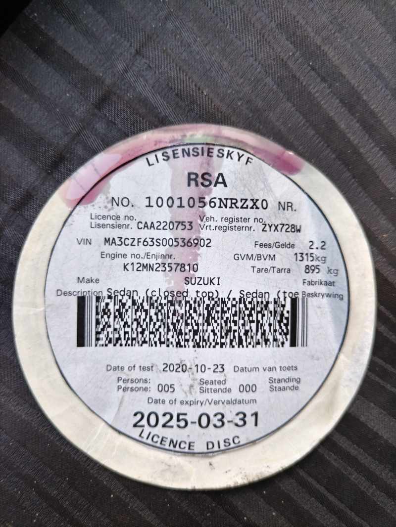 2019 SUZUKI DZIRE 1.2 thumbnail 10