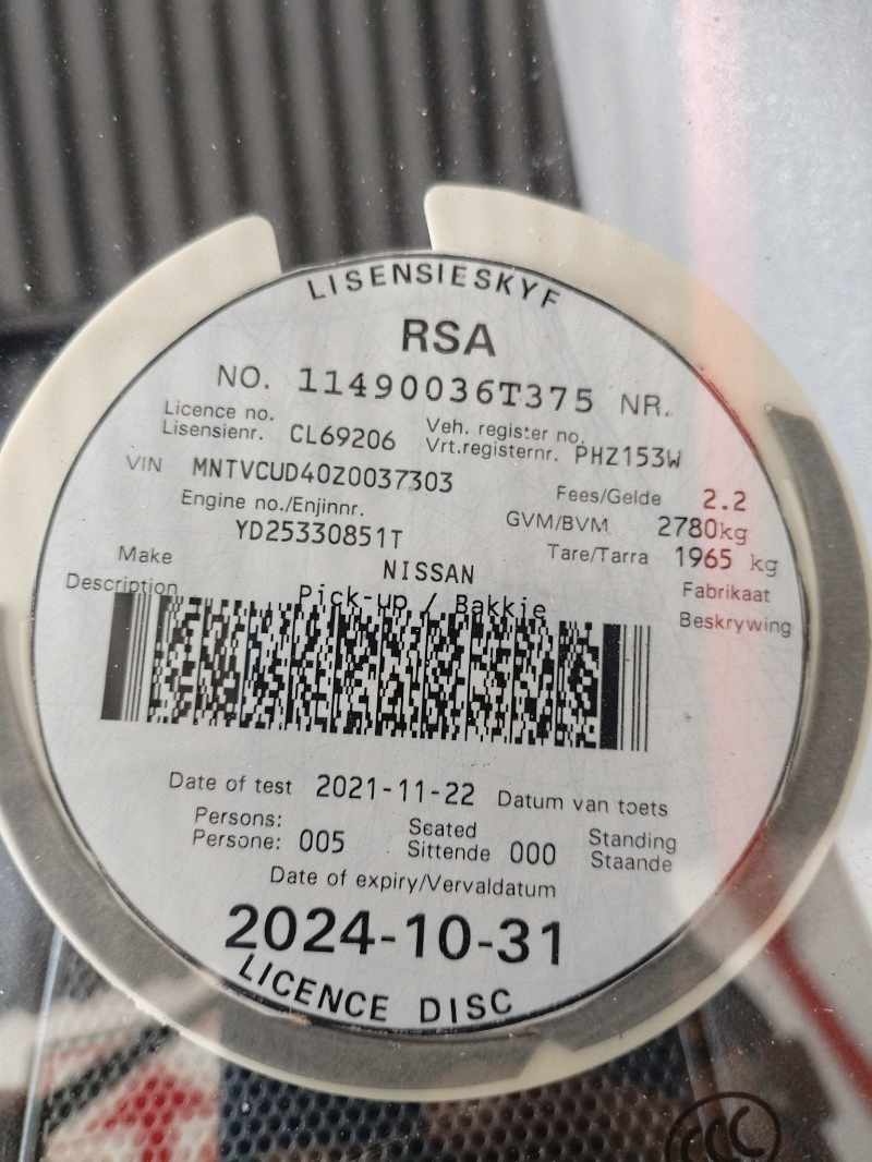 2012 NISSAN NAVARA 2.5 dCi thumbnail 11