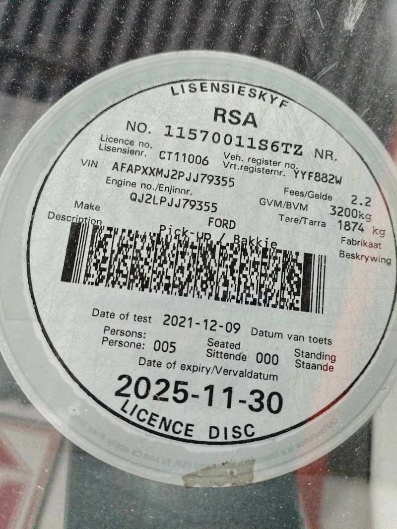 2018 FORD RANGER  2.2TDCi thumbnail 12