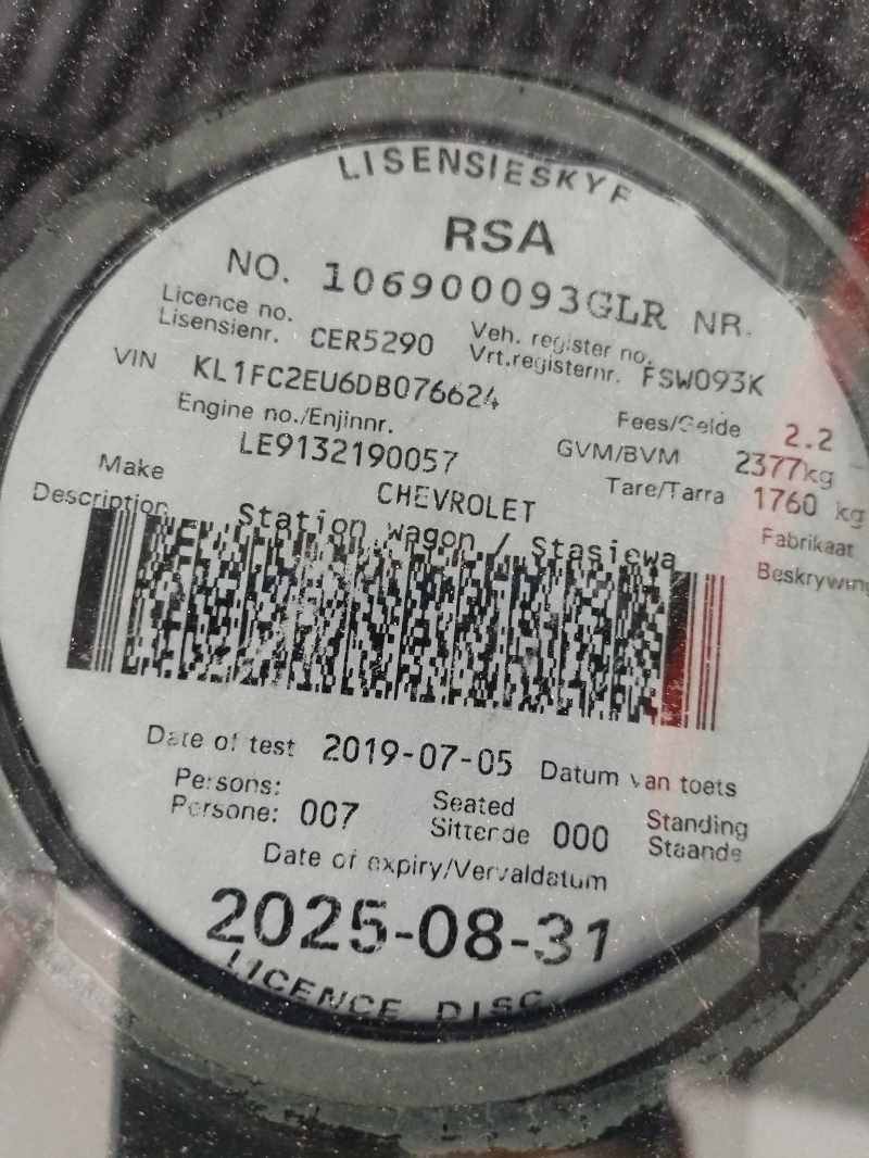 2013 CHEVROLET CAPTIVA 2.4 LT A/T thumbnail 12
