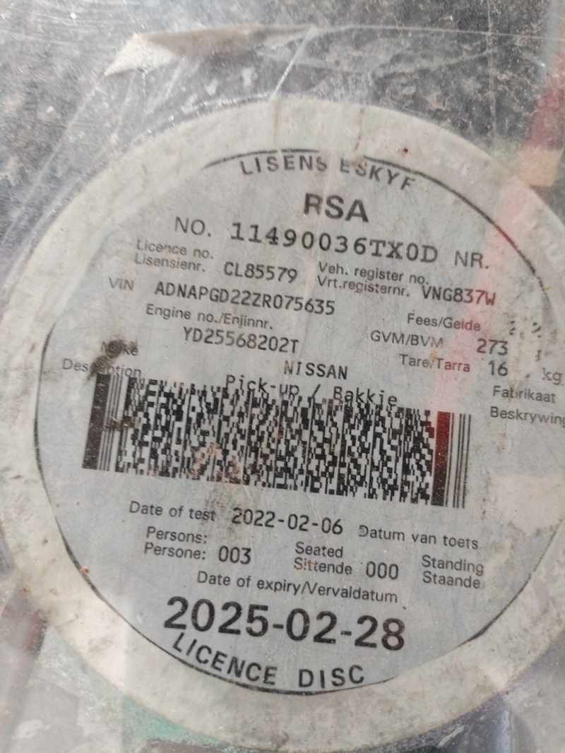 2015 NISSAN HARDBODY NP300 2.5TDi thumbnail 10