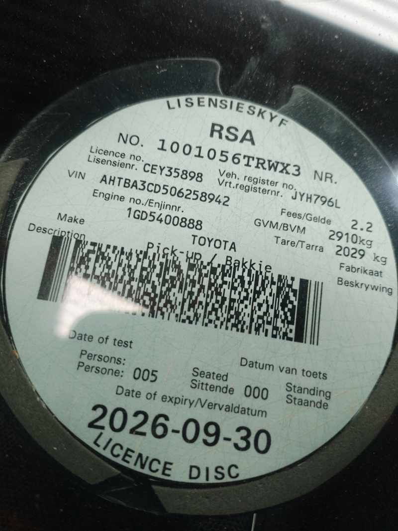 2023 TOYOTA HILUX 2.8 GD-6 RB LEGEND A/T P/U D/C thumbnail 12