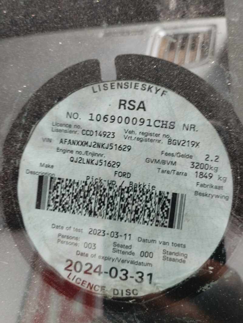 2020 FORD RANGER 2.2TDCI XL P/U S/C thumbnail 10