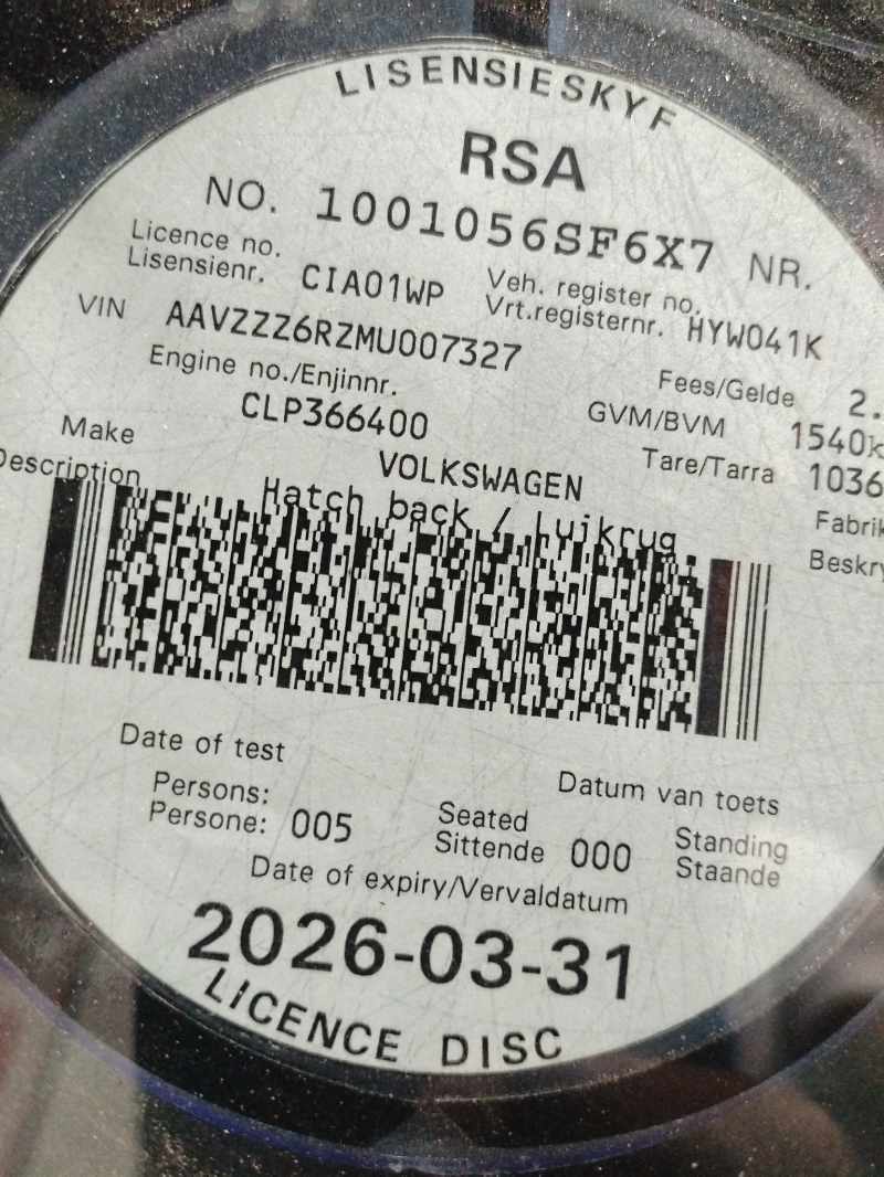 2021 VOLKSWAGEN POLO VIVO 1.4 thumbnail 12