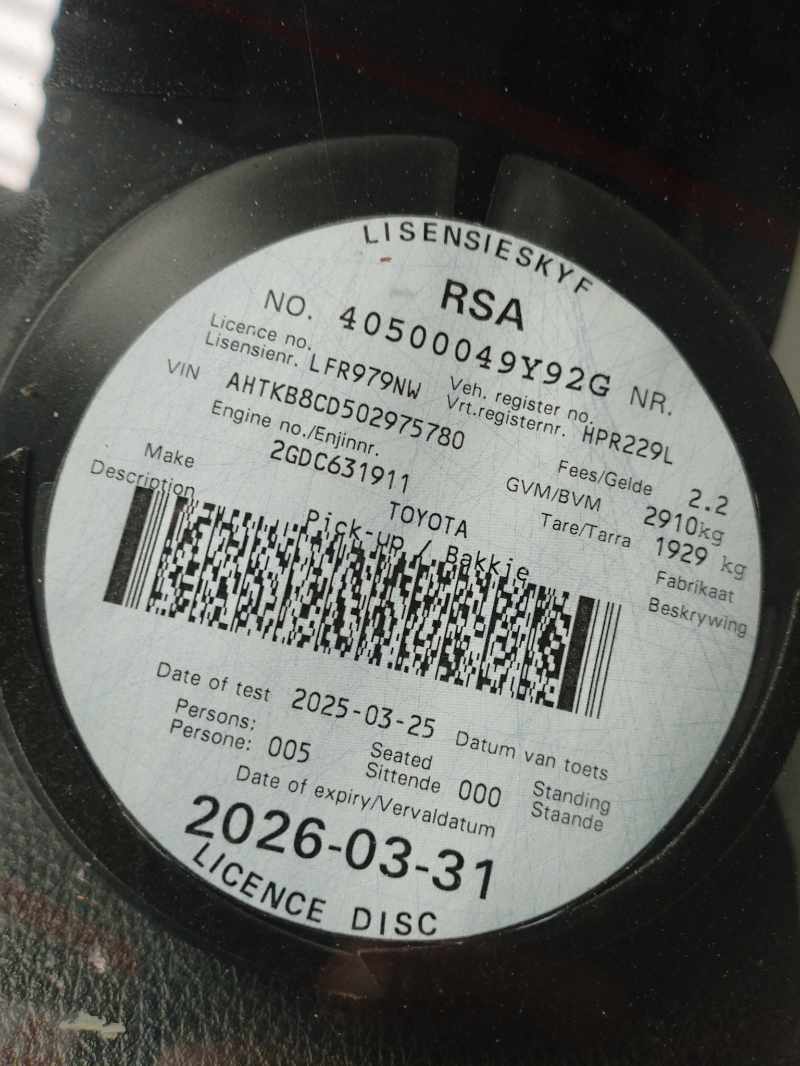 2020 TOYOTA HILUX 2.4 GD-6 SRX 4X4 P/U D/C thumbnail 12