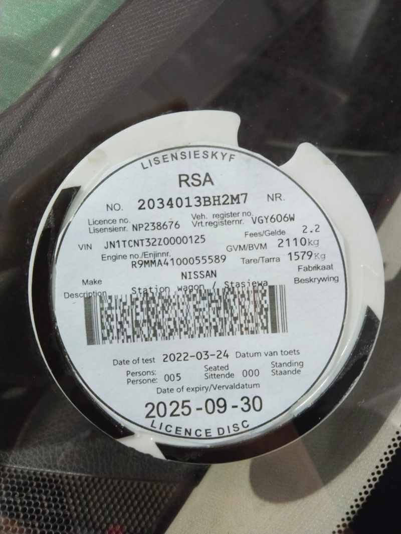 2015 NISSAN X -TRAIL 1.6 DCI LE 4X4 (T32) thumbnail 5