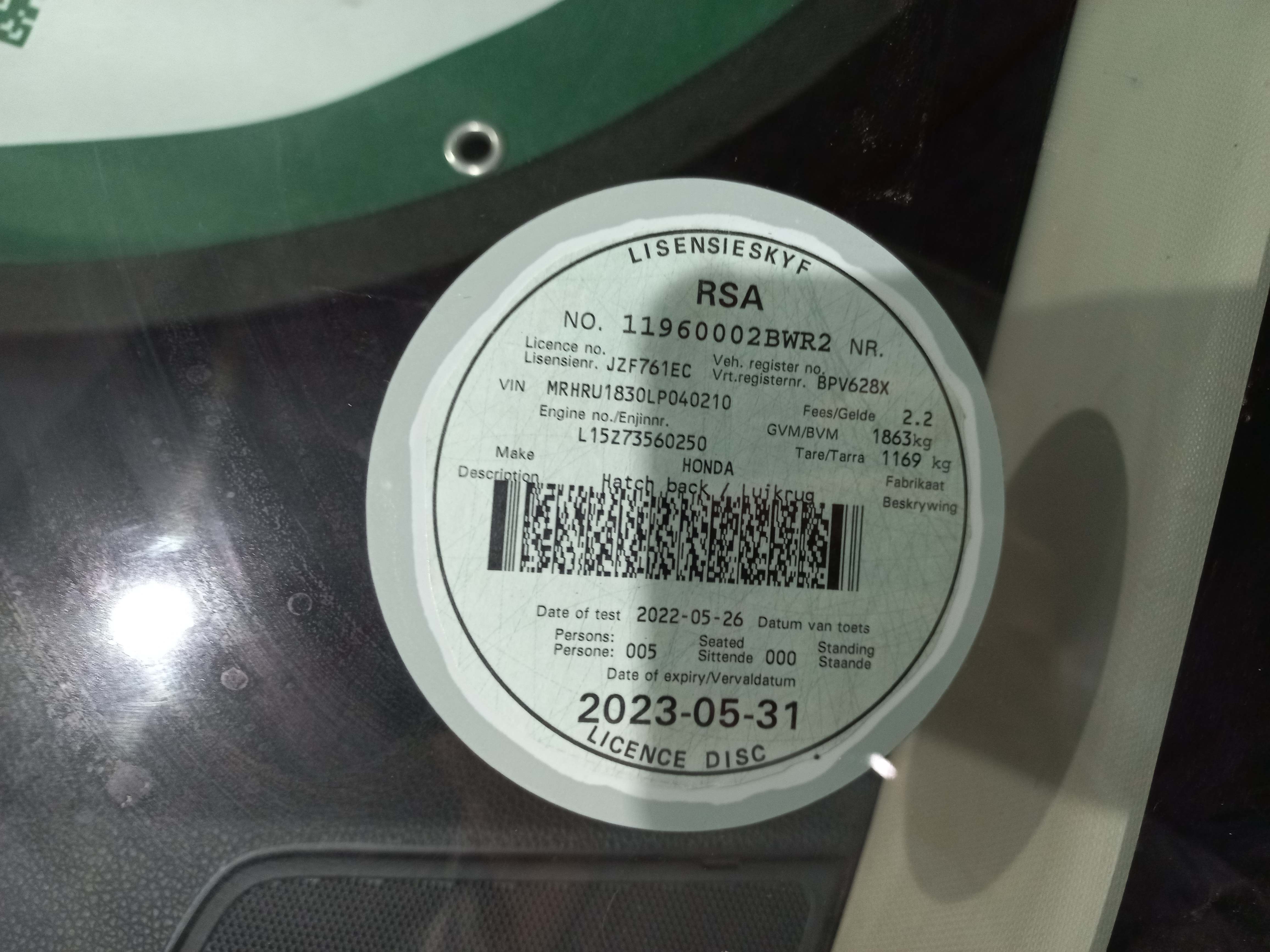2020 Honda HR-V 1.5 Comfort CVT thumbnail 8
