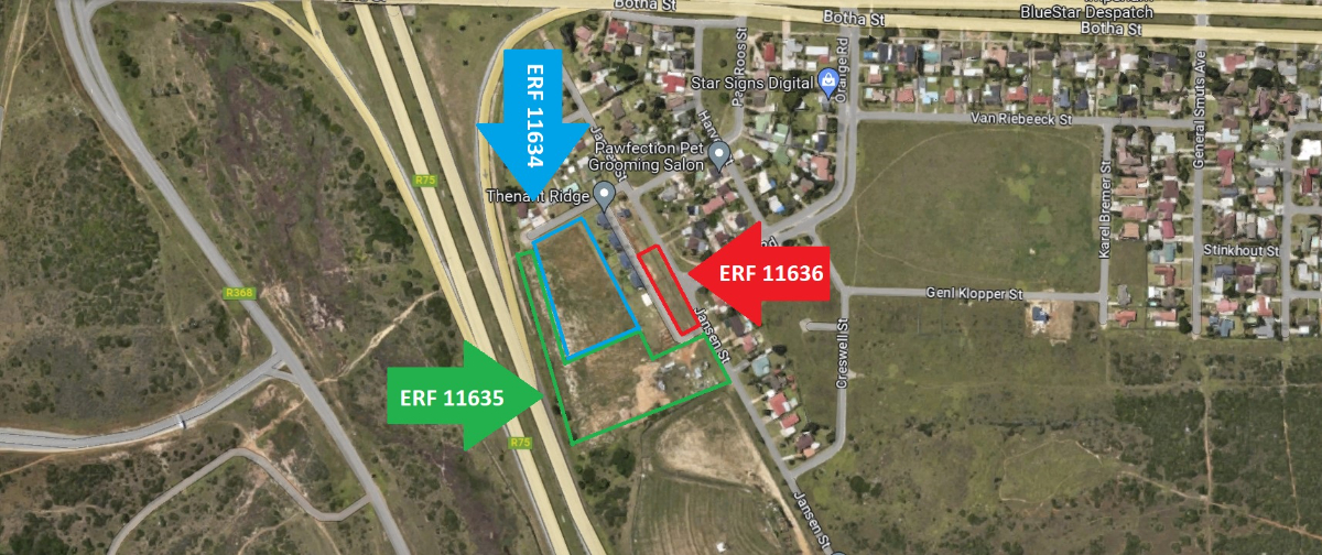 Online Auction - 3 Vacant Stands - Despatch - Eastern Cape