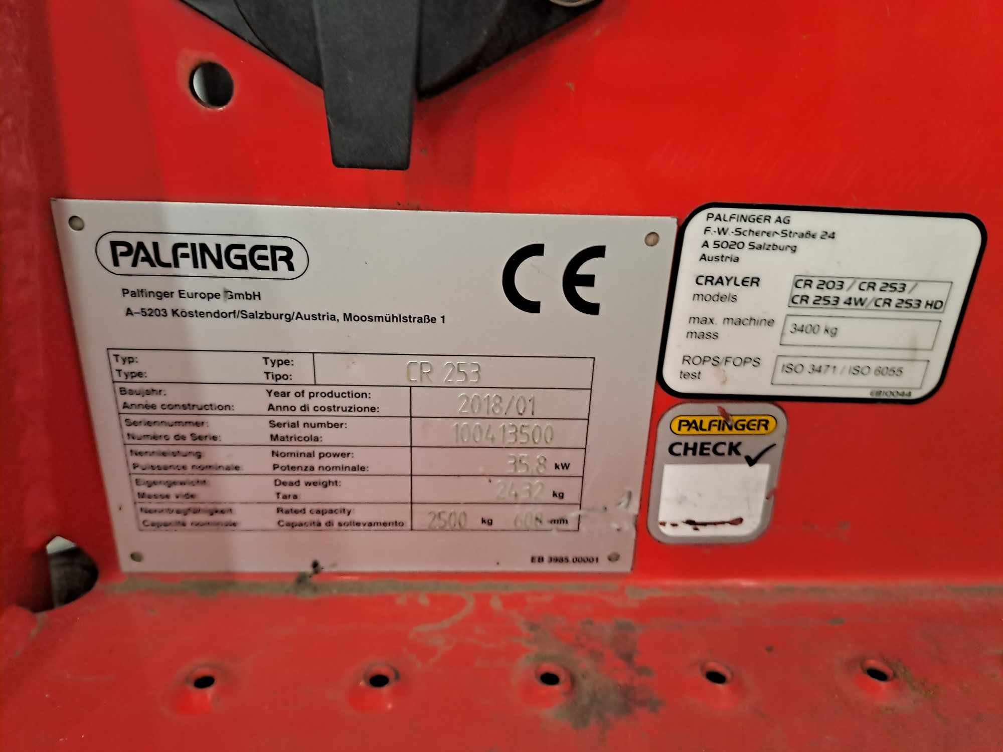 2.5 Ton Truck Mounted Forklift CR253 thumbnail 5