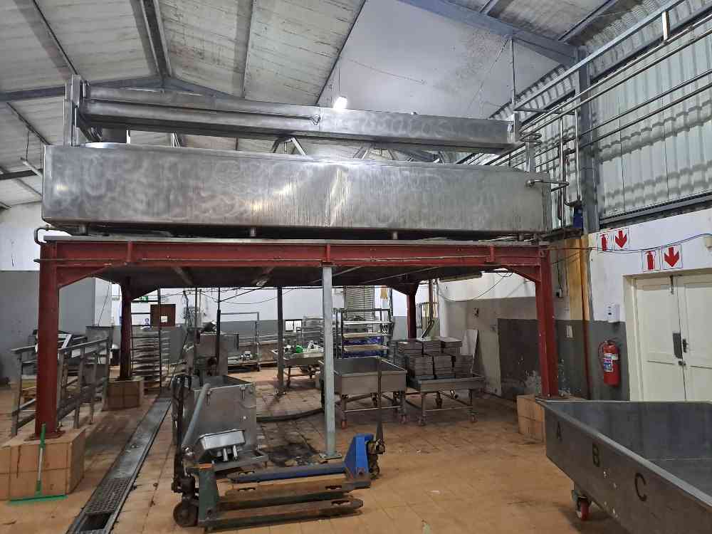 5000Lt Cheese Vat and Hot Water Boiler