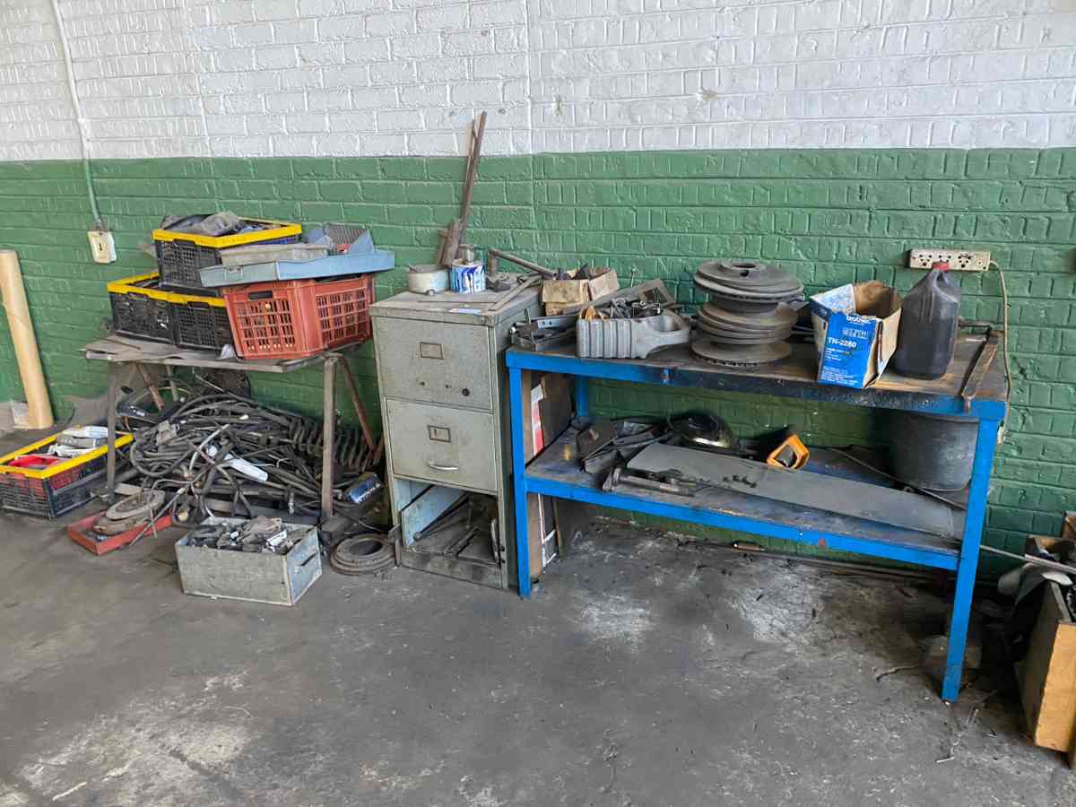 2 x Work Benches & Contents