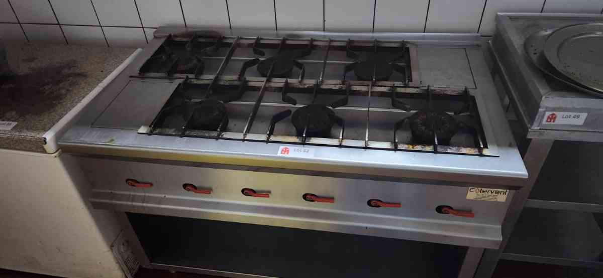 6 Burner Boiling Table