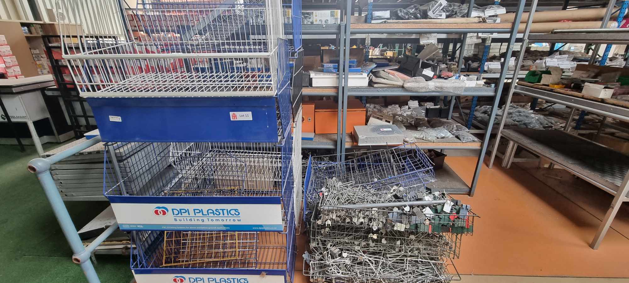 Lot of display units + shelving & display pegs