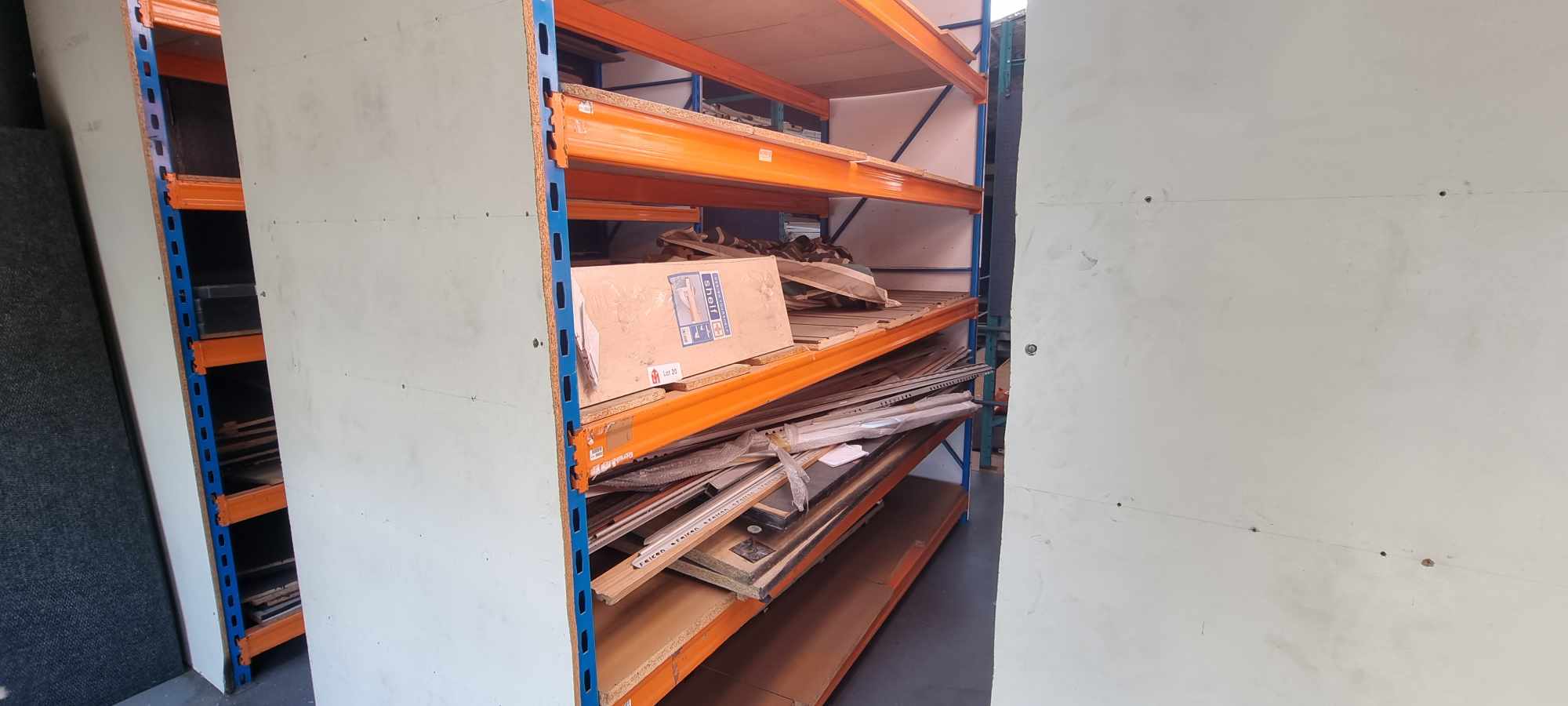 Contents of shelf