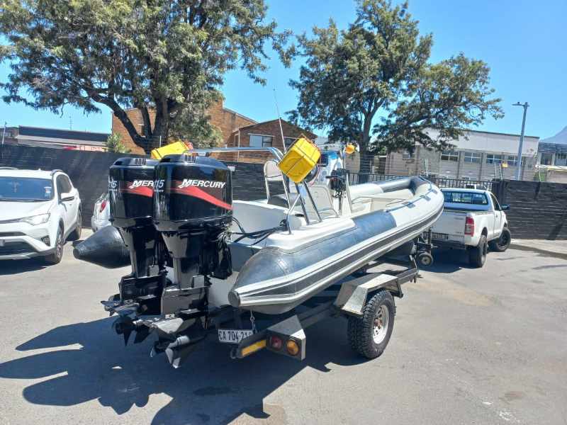 Flite 6.5-meter Duck with 2 x 115HP Outboard Engines on Single Axle Trailer thumbnail 3