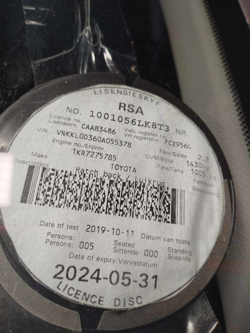 2013 TOYOTA YARIS 1.0 XR 5Dr thumbnail 11