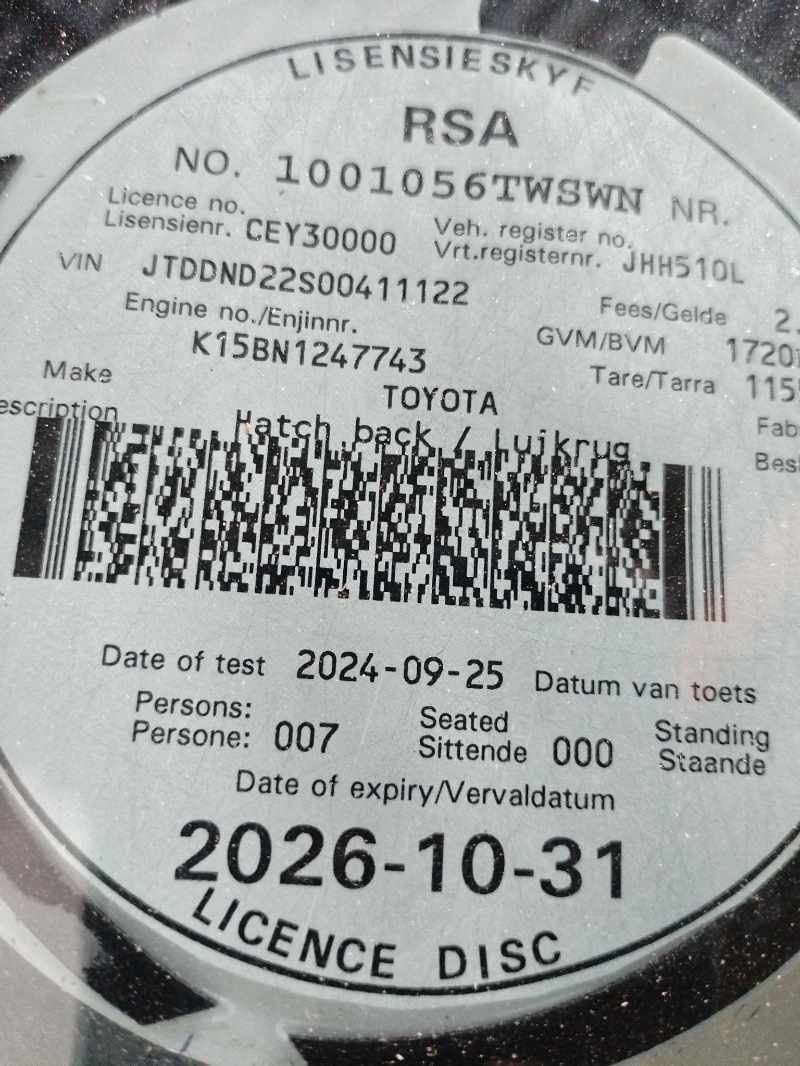 2021 TOYOTA RUMION 1.5 SX thumbnail 12