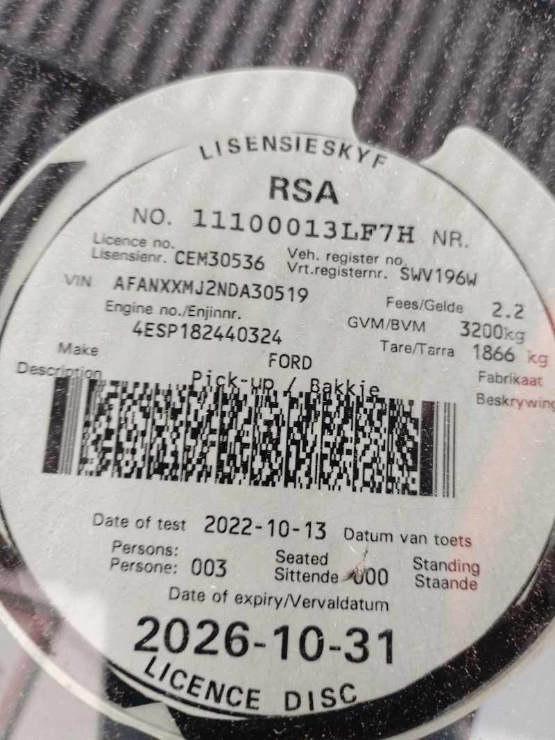 2013 FORD RANGER 2.2TDCi XLS P/U S/C thumbnail 11