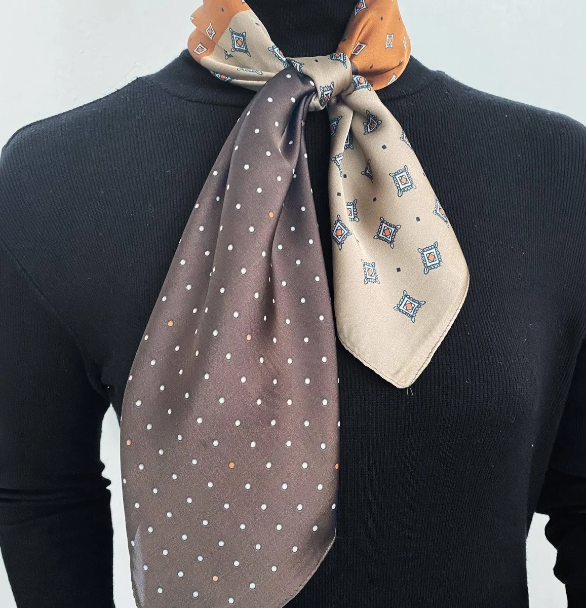 Designer Dupe Satin Scarf Set thumbnail 7