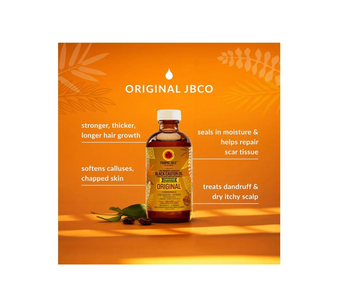 Jamaican Black Castor Oil (Tropic Isle) thumbnail 2