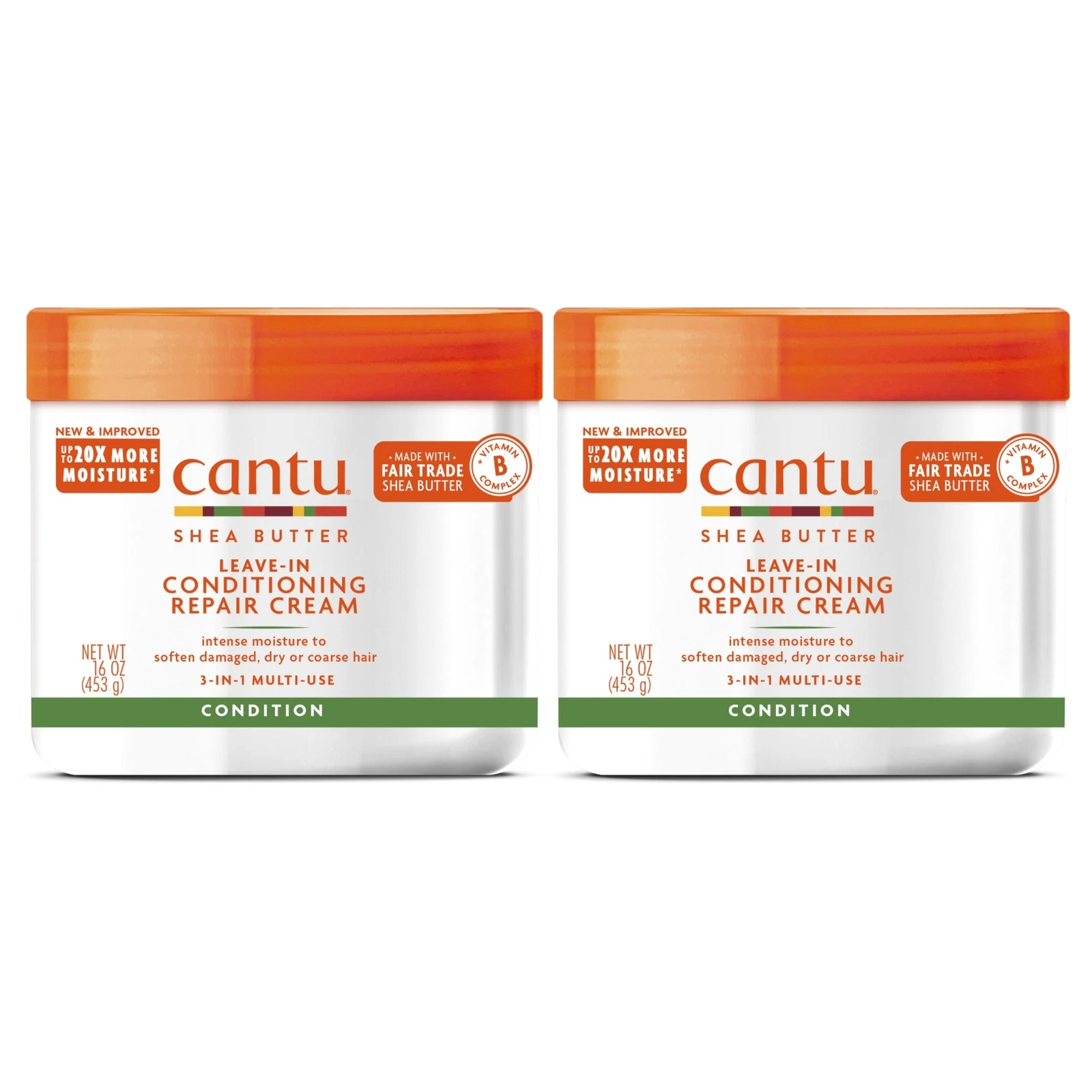Cantu Shea Butter Leave-In Repair Cream (2-Pack)