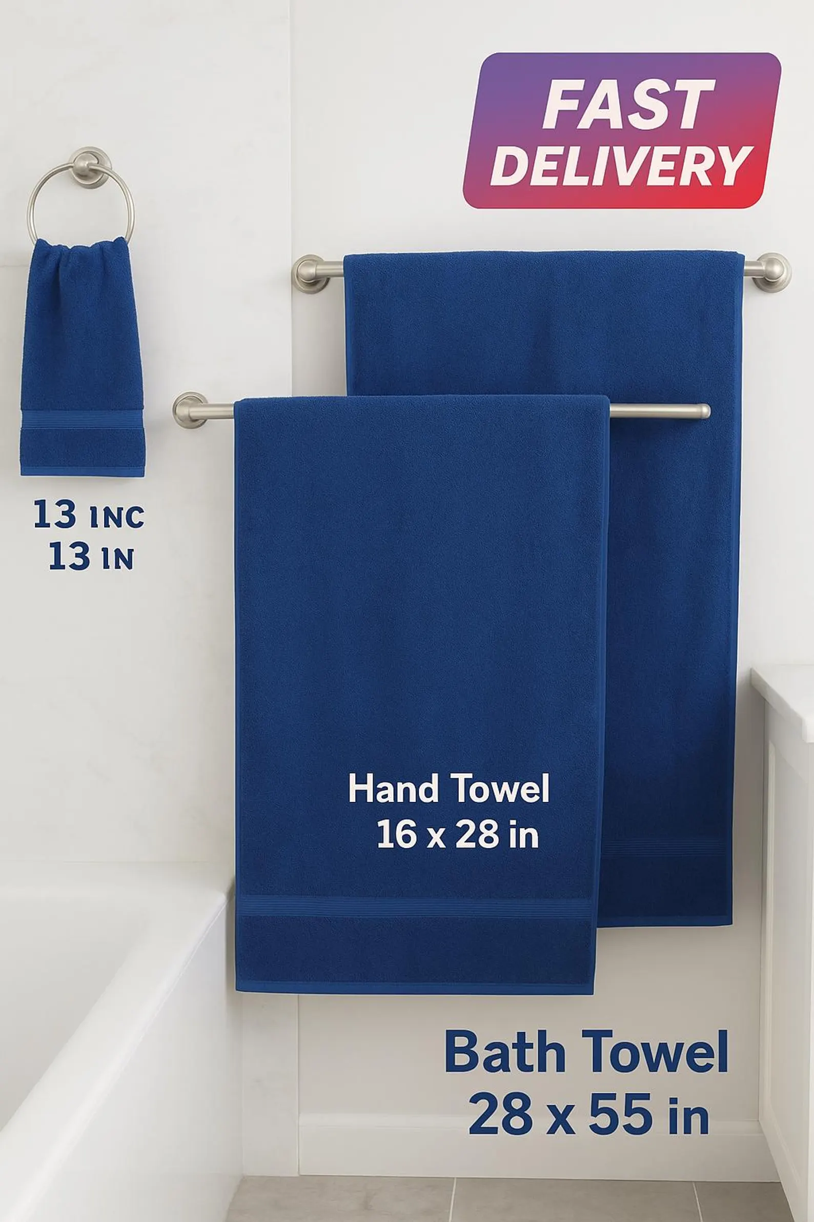 Monogrammed Turkish Cotton Towel Set thumbnail 5