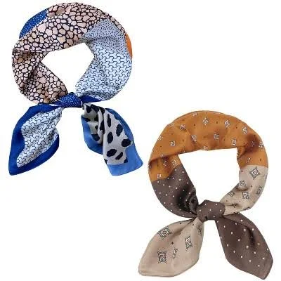 Designer Dupe Satin Scarf Set thumbnail 8