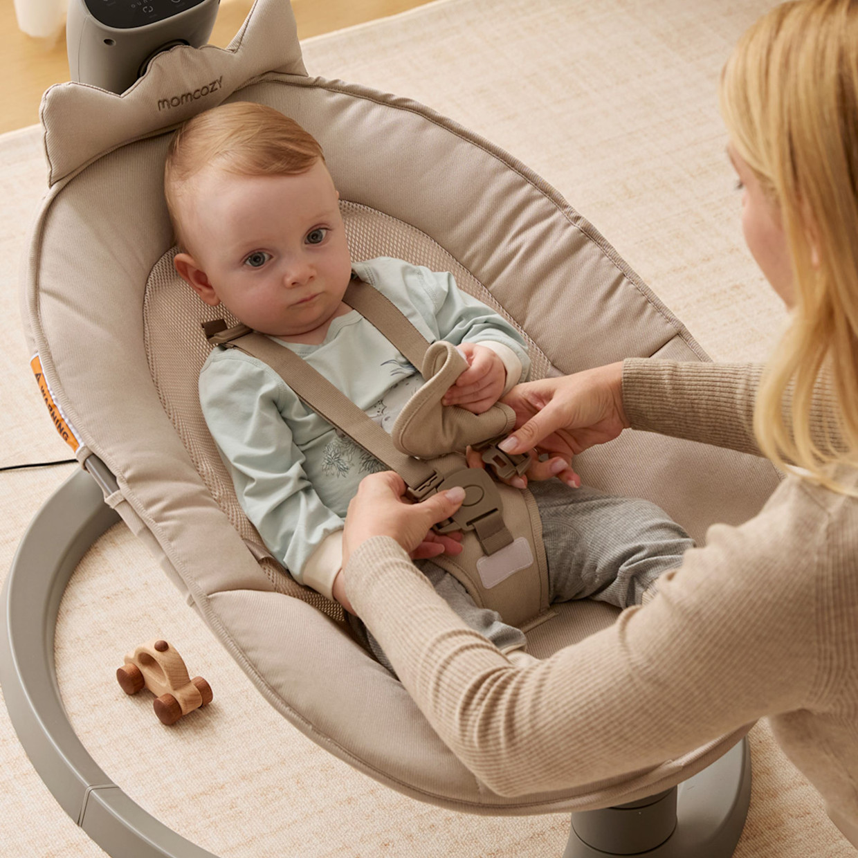 Momcozy 2-in-1 Electric Baby Swing thumbnail 6
