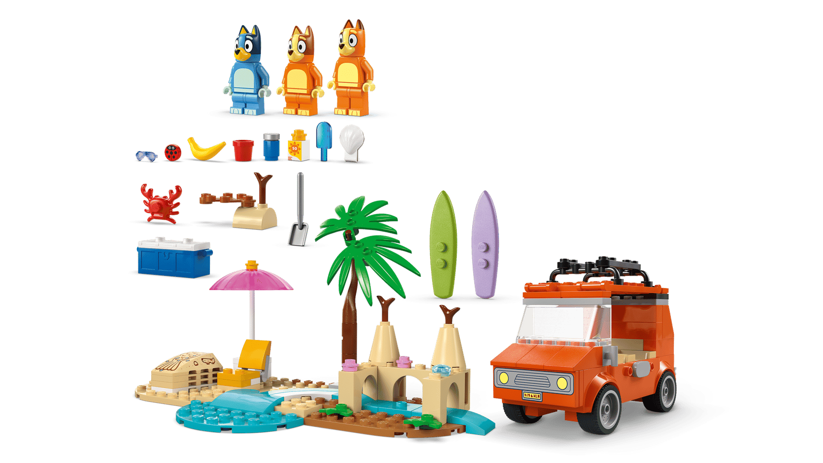 LEGO Bluey Family Car Trip Set thumbnail 3