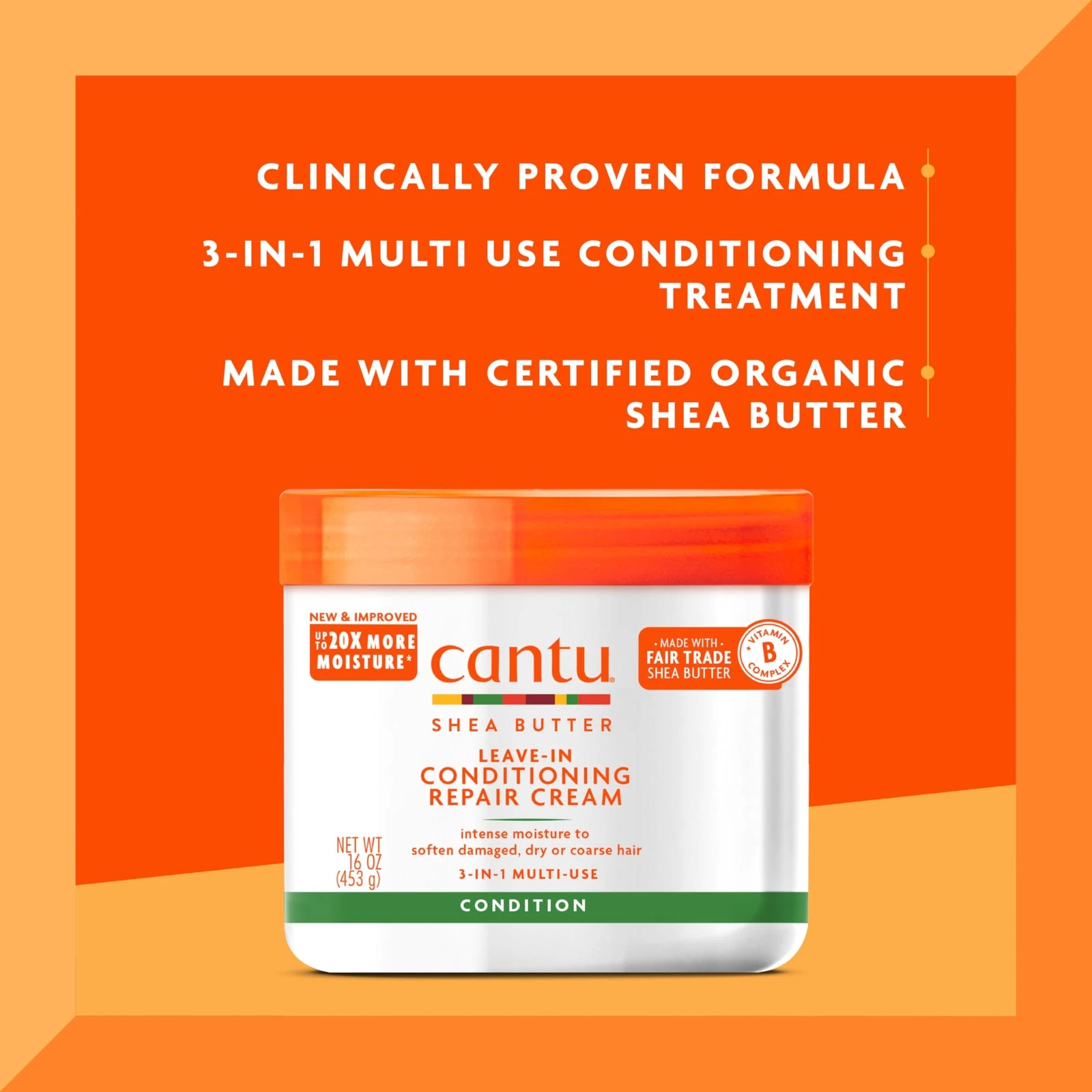 Cantu Shea Butter Leave-In Repair Cream (2-Pack) thumbnail 5