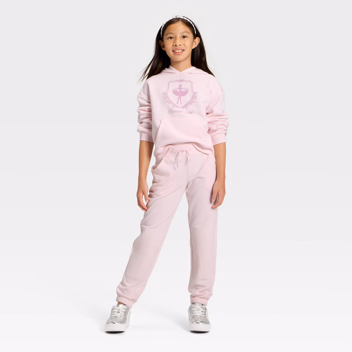 Cat & Jack Girls Fleece Joggers thumbnail 2