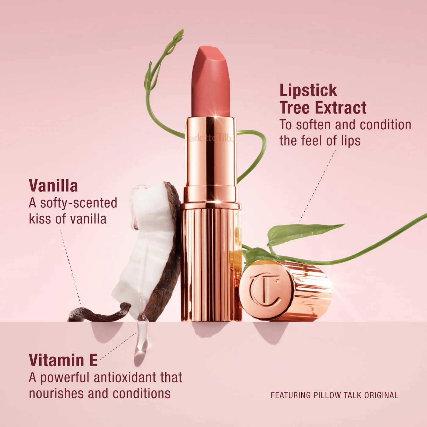 Charlotte Tilbury Pillow Talk Lipstick thumbnail 4