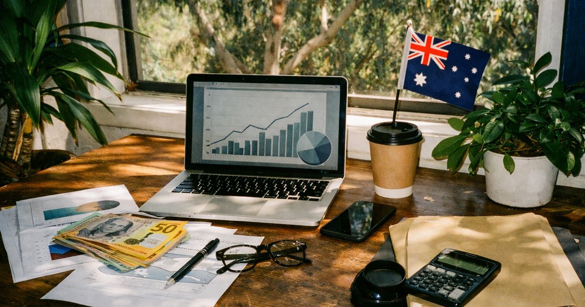 Founders reviewing funding documents in an Australian coworking space