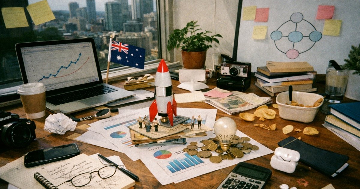 Two people reviewing a term sheet in a modern office