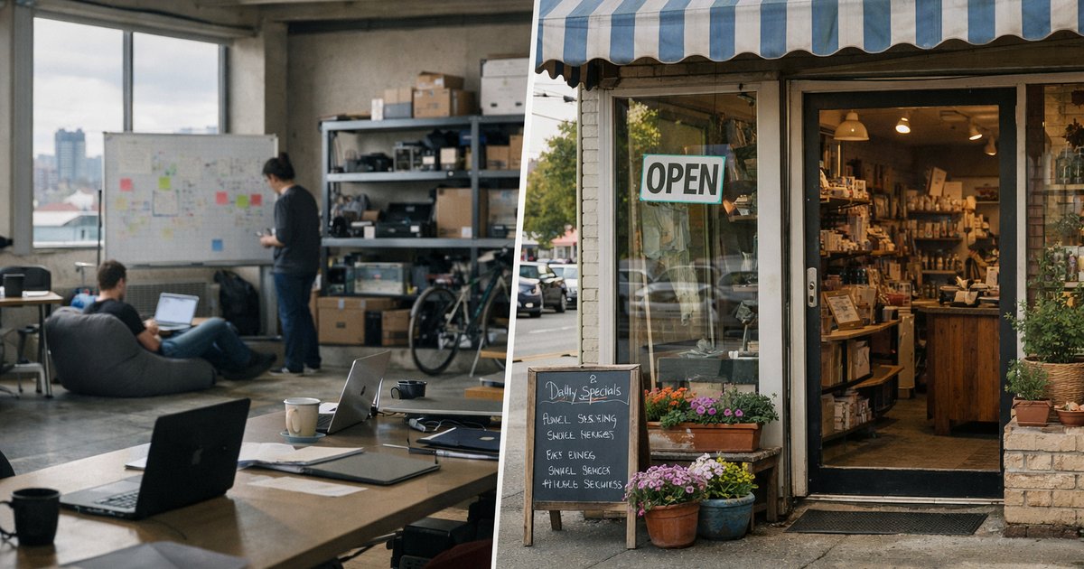 Startup versus small business